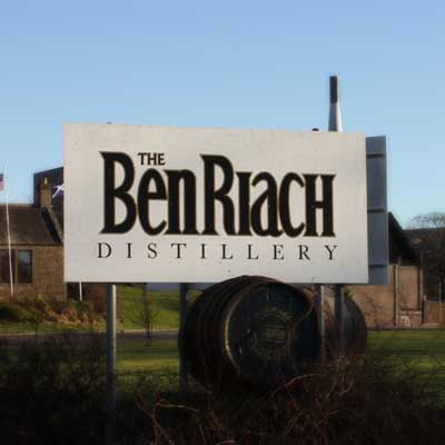 Ben Riach Distillery Sign